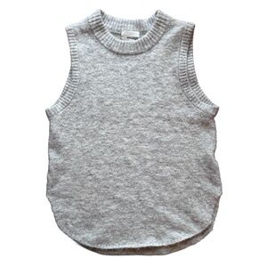 Wilfred Free XXS Wool Alpaca Knit Sweater Vest Sleeveless Pullover Neutral